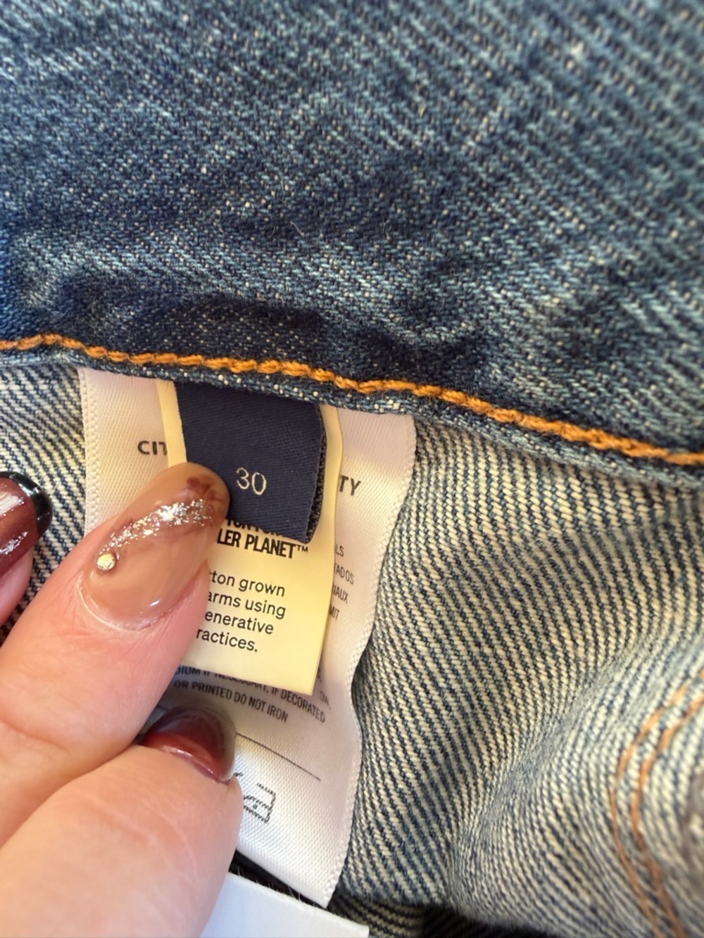 Citizens of Humanity Marcelle Cargo Jeans iElysian Blue Carpenter Denim Pants 30 - Picture 6 of 13